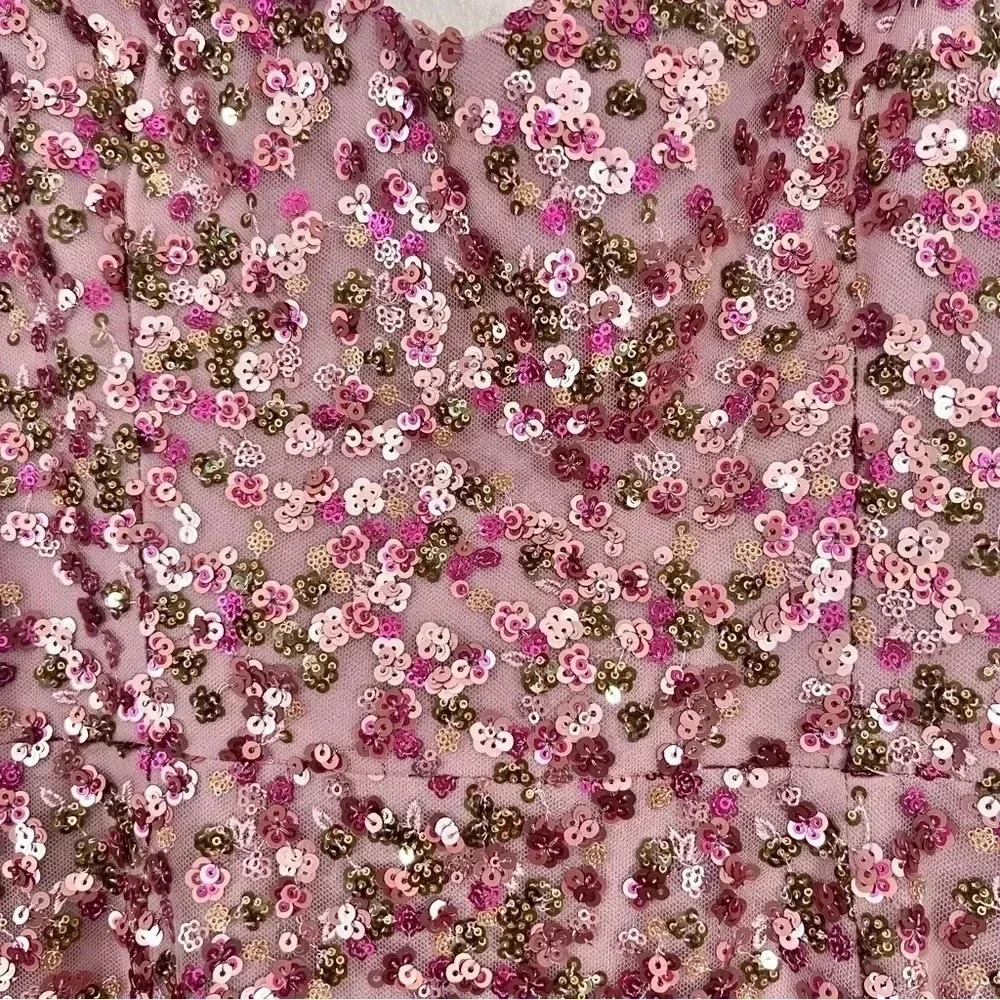 NWT Dress The Population Pink Sequins Dress - Picture 6 of 13